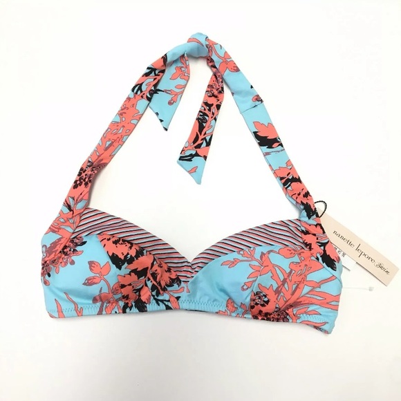 Nanette Lepore Blue Bell Bikini Swim Top - Picture 2 of 5